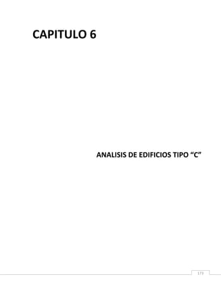 173
CAPITULO 6
ANALISIS DE EDIFICIOS TIPO “C”
 