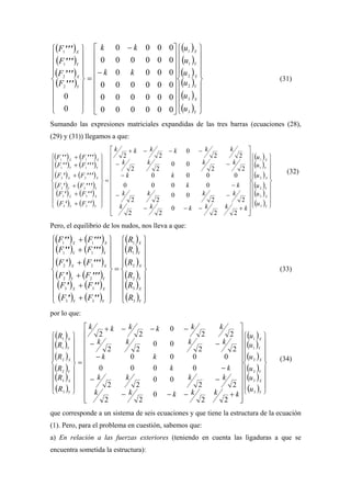 Capitulo 6. analisis-matricial_de_estructuras_articuladas | PDF