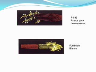 F-532
 Aceros para
 herramientas




Fundición
Blanca
 