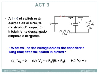 Circuitos RC: Física C-ESPOL | PDF