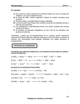 REACCIONES QUÍMICAS