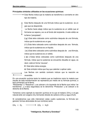 REACCIONES QUÍMICAS