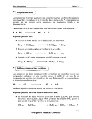 REACCIONES QUÍMICAS