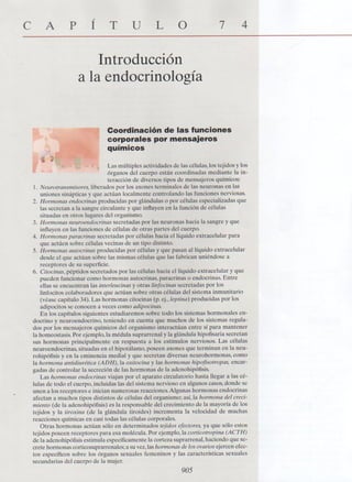 Capitulo 74  introducción a la endocrinología