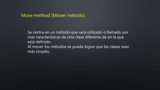 The Move Method Math Examples Capitulo 7 moving features between objects | PPTX