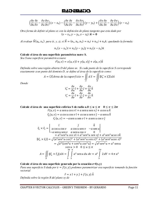 Capitulo 8 Teorema De Green