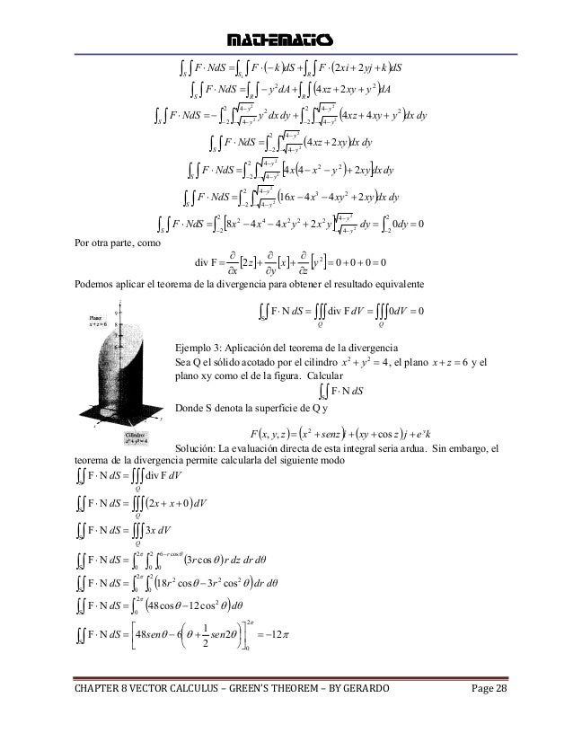 Capitulo 8 Teorema De Green