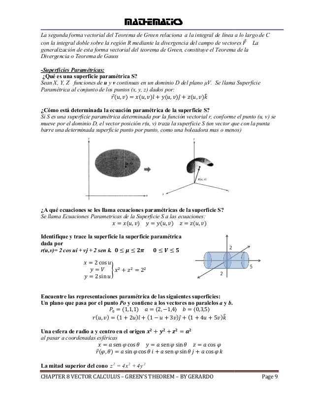 Capitulo 8 Teorema De Green