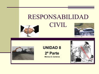 RESPONSABILIDAD
CIVIL
UNIDAD 8
2ª Parte
Mónica A. Canteros
 