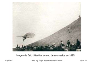 Imagen de Otto Lilienthal en uno de sus vuelos en 1895.  