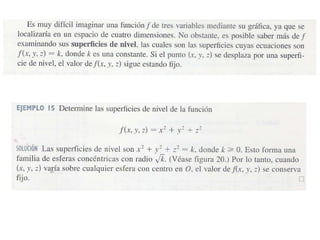 Capitulo I analisis vectorial, funciones de varias variables.