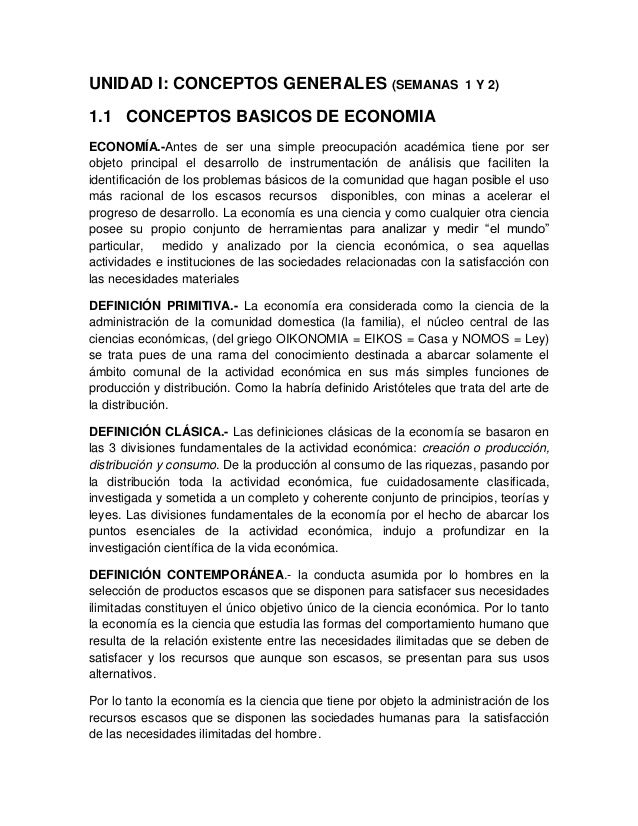 Economia Conceptos Basicos Pdf