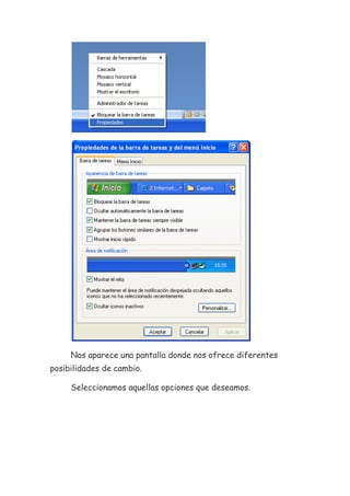 sistema operativo grafico de windows XP