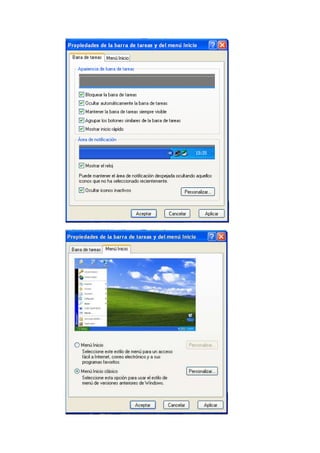 sistema operativo grafico de windows XP