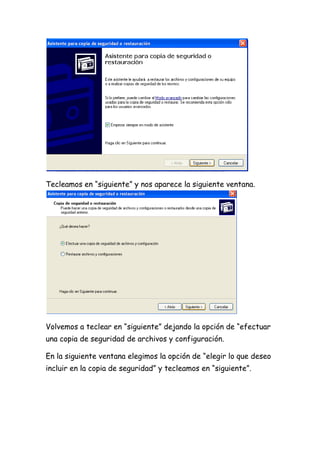 sistema operativo grafico de windows XP