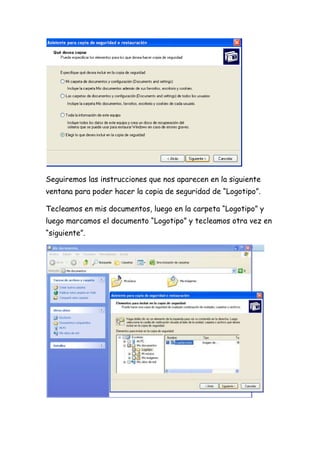 sistema operativo grafico de windows XP