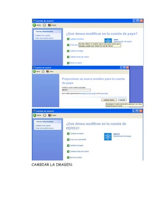 sistema operativo grafico de windows XP