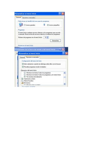 sistema operativo grafico de windows XP