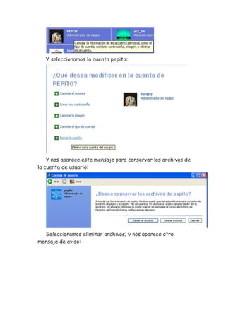sistema operativo grafico de windows XP