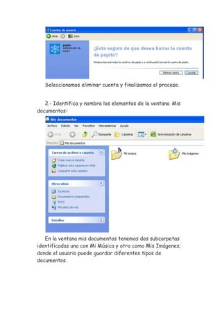 sistema operativo grafico de windows XP