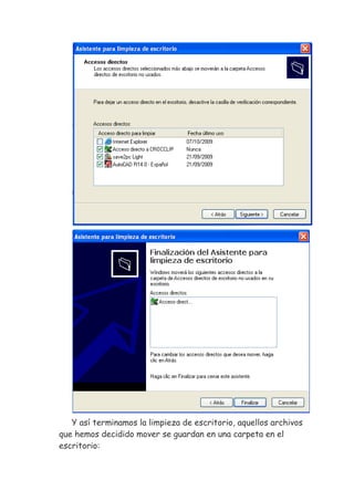 sistema operativo grafico de windows XP