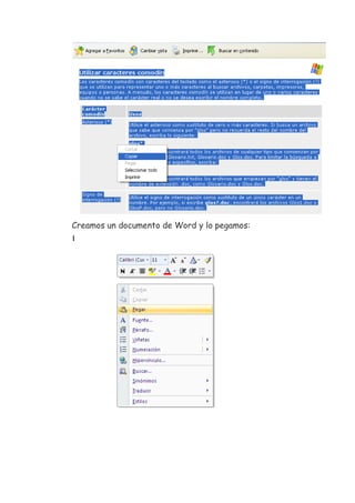 sistema operativo grafico de windows XP
