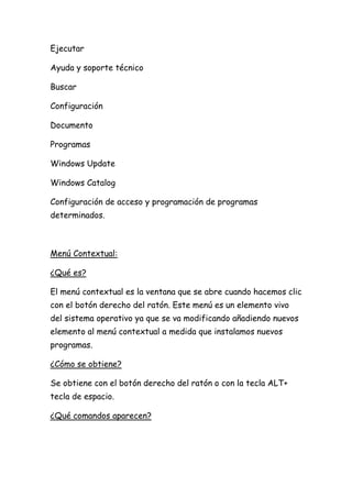 sistema operativo grafico de windows XP