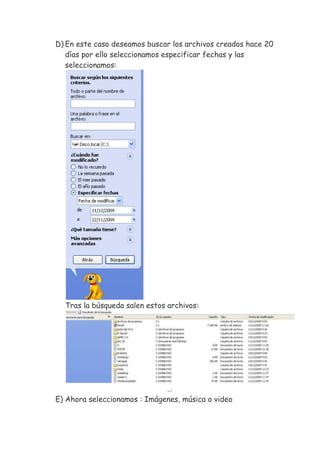 sistema operativo grafico de windows XP