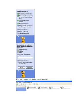 sistema operativo grafico de windows XP