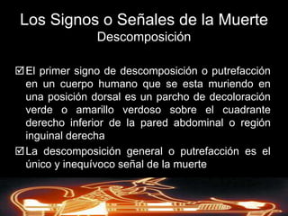 La muerte es irreversible o irrevocableDerechos de AutorReservados © Richard C. Concepción Castro 2008