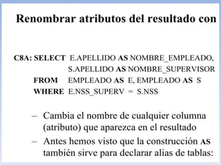 LENGUAJE ESTANDAR SQL | PPTX