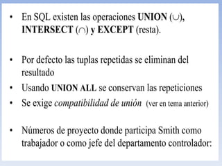 LENGUAJE ESTANDAR SQL | PPTX