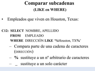 LENGUAJE ESTANDAR SQL | PPTX