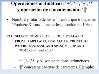 LENGUAJE ESTANDAR SQL | PPTX