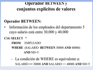 LENGUAJE ESTANDAR SQL | PPTX