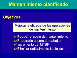 Mantenimiento planificado

 