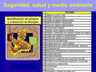 Seguridad, salud y medio ambiente

 