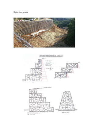 Gavión tierra armada 
 