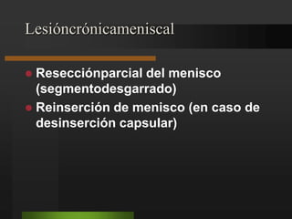 Síndrome rotuliano mínimo.