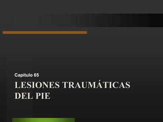 Tratamiento quirúrgicoFRACTURAS DE LA PIERNAIndicado en fracturas expuestas.Lesiones cerradas  operar prematuramente.Cirugía tempranaAquella que se realiza durante las primeras 48 horasDespués de este lapso:Se hacen evidentes las manifestaciones de sufrimiento vascularEquimosis.