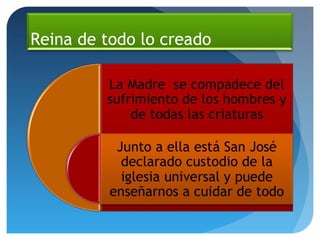 Reina de todo lo creado
 