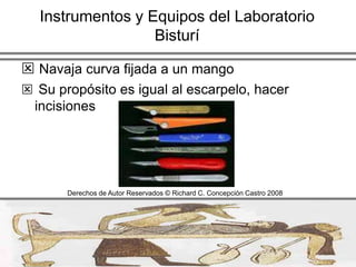  Los cambios de aire por hora promedio con el ventilador deberá realizar como mínimo 15 cambios totalesDerechos de Autor Reservados © Richard C. Concepción Castro 2008