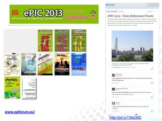 ePIC 2013

www.epforum.eu/
http://bit.ly/13bb38D

 