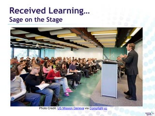 Received Learning…
Sage on the Stage

Photo Credit: US Mission Geneva via Compfight cc

 