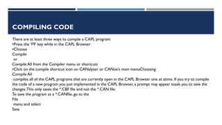 CAN Application Programming Language tutorial for automotive industryL ...