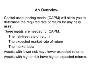 Capm | PPTX