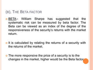 Capital Asset Pricing Model | PPTX