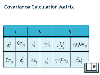 Covariance Calculation Matrix
14
 