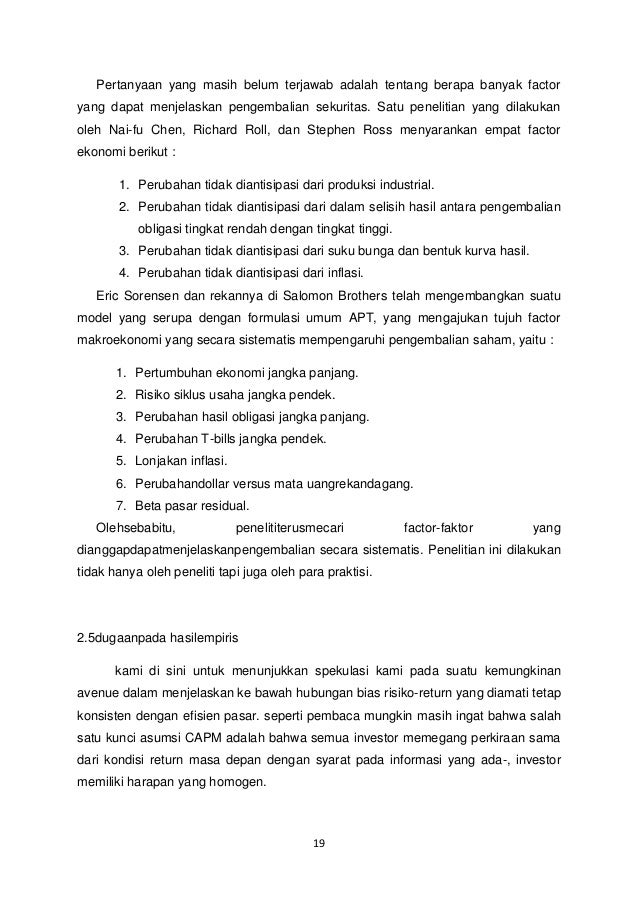 Contoh Soal Dan Jawaban Capm Dan Apt Guru Paud