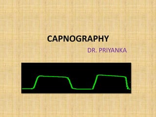 CAPNOGRAPHY
       DR. PRIYANKA
 